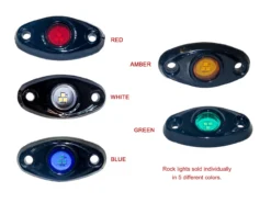 9 SMD Rock Light White LED For Crawling Under Body Frame Fender 4x4 Offroad -Oz rocklights6 08443.1521154902