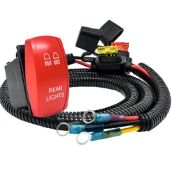 REAR LIGHTS On/Off Red Rocker Switch With Power Distribution Block Wire Harness Compatible With 2018-2023 Can-Am Maverick X3 Max RS Turbo RR Sport Trail Defender -Oz x brls 2 70060.1693087476