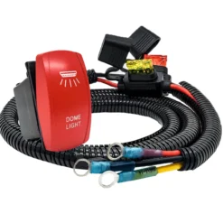 Dome Lights On/Off Red Rocker Switch With Power Distribution Block Wire Harness Compatible With 2018-2023 Can-Am Maverick X3 Max RS Turbo RR Sport Trail Defender -Oz x d 2 31596.1693008176