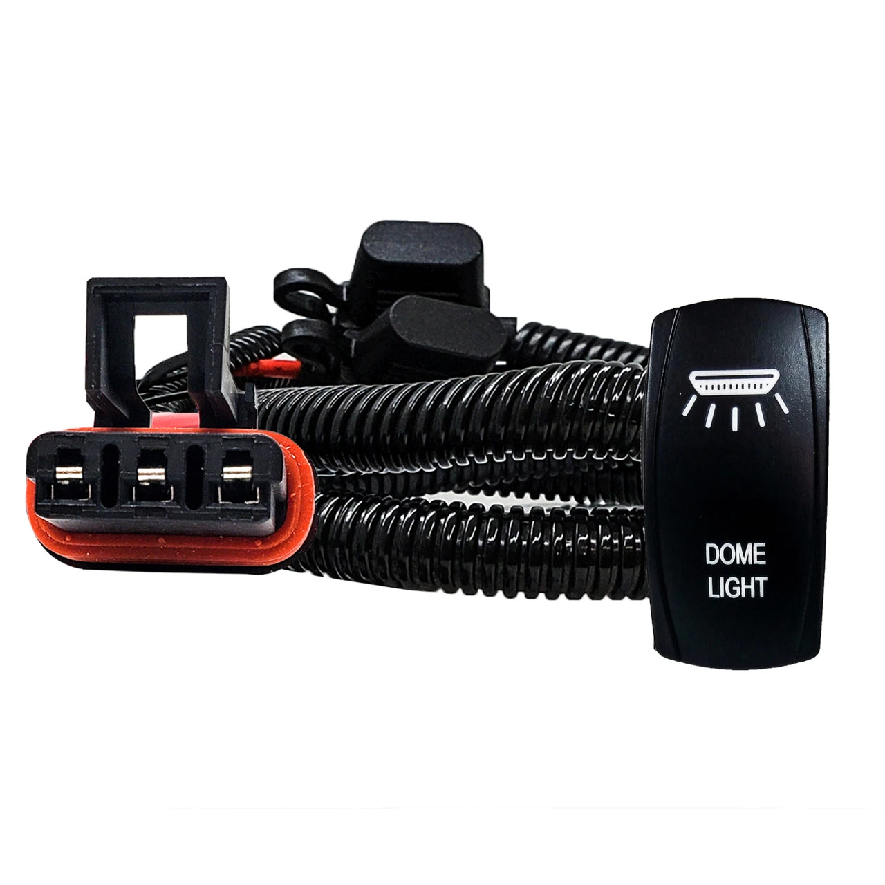 Power Bus Bar Plug Wire Kit With On/Off Rocker Switch For DOME Lights Compatible With Polaris Pulse Power Busbar RZR Pro Ranger Crew XP 2018-2023 4 Power Bus Bar Plug Wire Kit With On/Off Rocker Switch For DOME Lights Compatible With Polaris Pulse Power Busbar RZR Pro Ranger Crew XP 2018-2023 - Image 4