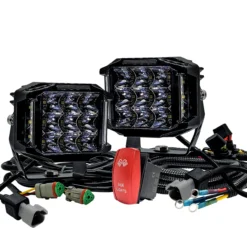 5" Pillar Mount 120W Side Emitting LED Lights 180° Beam Pattern Compatible With 2018-2023 Can-Am Maverick X3 Max RS Turbo RR Sport Trail Defender -Oz x3 7 20250.1701384840