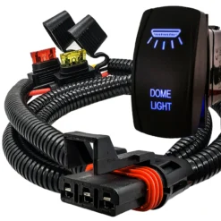 Power Bus Bar Plug Wire Kit With On/Off Rocker Switch For DOME Lights Compatible With Polaris Pulse Power Busbar RZR Pro Ranger Crew XP 2018-2023 10 Power Bus Bar Plug Wire Kit With On/Off Rocker Switch For DOME Lights Compatible With Polaris Pulse Power Busbar RZR Pro Ranger Crew XP 2018-2023 -Oz x3 06724.1682465305