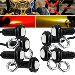 Amber & Red LED Turn Signal Kit With Plug & Play Power Bus Bar Distribution Block Wire Harness Compatible With 2018-2023 Can-Am Maverick X3 Max RS Turbo RR Sport Trail Defender -Oz zz4 98230.1691523696